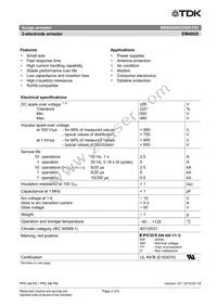 B88069X0200S102 Datasheet Page 2