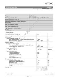 B88069X0260S102 Datasheet Page 3