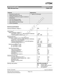 B88069X0340T502 Datasheet Page 2