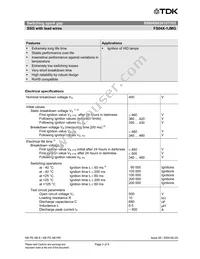 B88069X0410T502 Datasheet Page 2