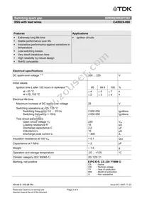 B88069X0680T502 Datasheet Page 2