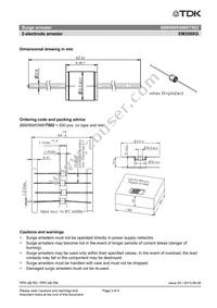 B88069X0980T502 Datasheet Page 3