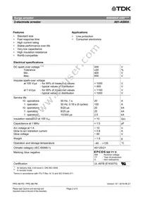 B88069X1490T502 Datasheet Page 2