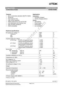 B88069X1693B252 Datasheet Page 2