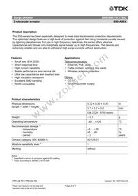 B88069X1913T902 Datasheet Page 2