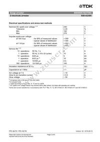 B88069X1923T902 Datasheet Page 3