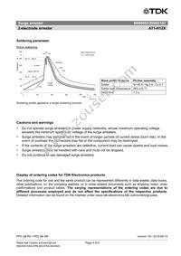 B88069X2090S102 Datasheet Page 4