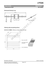 B88069X2233T103 Datasheet Page 3