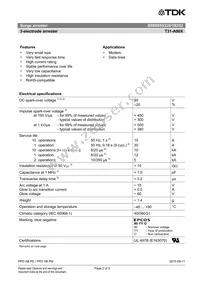 B88069X2261B252 Datasheet Page 2