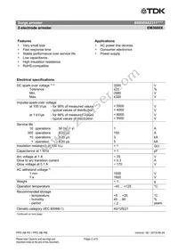 B88069X2311S102 Datasheet Page 2