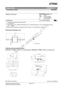 B88069X2311S102 Datasheet Page 3