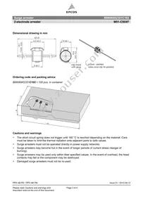 B88069X2351C102 Datasheet Page 3