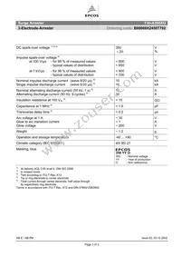 B88069X2450T702 Datasheet Cover