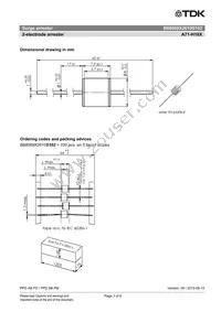 B88069X2610S102 Datasheet Page 3