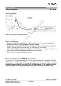 B88069X2620S102 Datasheet Page 4