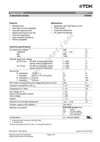 B88069X2641S102 Datasheet Page 2