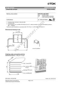 B88069X2643B252 Datasheet Page 3