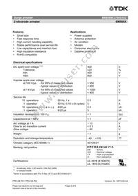 B88069X2780S102 Datasheet Page 2