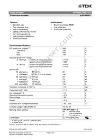 B88069X2890C102 Datasheet Page 2