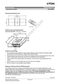 B88069X2890C102 Datasheet Page 3