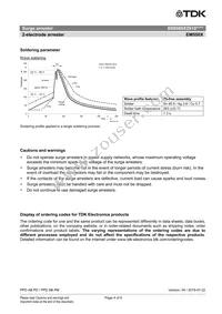 B88069X2910S102 Datasheet Page 4