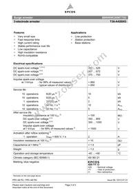 B88069X3050T702 Datasheet Page 2