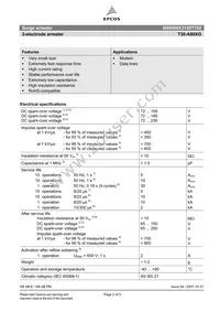 B88069X3120T702 Datasheet Page 2