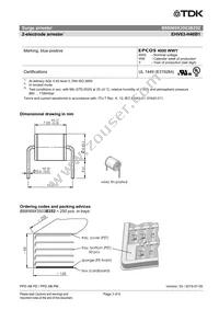 B88069X3343B252 Datasheet Page 3