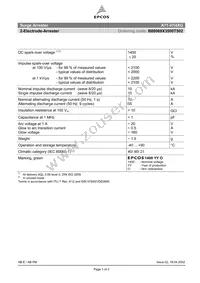 B88069X3500T502 Datasheet Cover