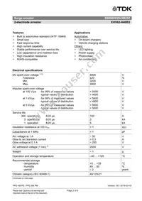 B88069X3513B252 Datasheet Page 2