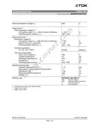 B88069X3660T502 Datasheet Page 3