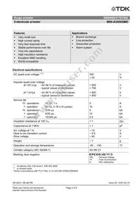 B88069X3770T902 Datasheet Page 2