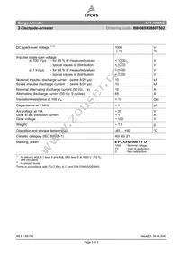 B88069X3880T502 Datasheet Cover