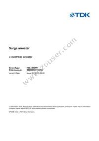 B88069X3971B502 Datasheet Cover