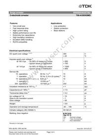 B88069X4030T902 Datasheet Page 2