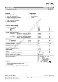 B88069X4180B502 Datasheet Page 2