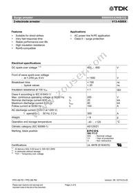 B88069X4390B152 Datasheet Page 2