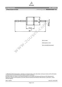 B88069X4560T103 Datasheet Page 2