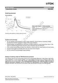 B88069X4651S102 Datasheet Page 4