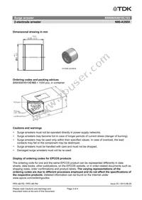 B88069X4910C103 Datasheet Page 3