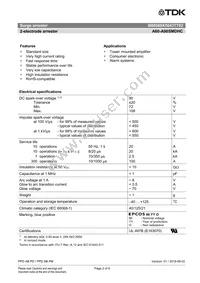 B88069X5043T702 Datasheet Page 2