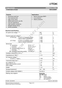 B88069X5111B502 Datasheet Page 2