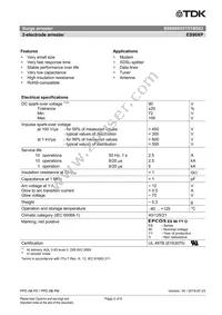 B88069X5151B502 Datasheet Page 2