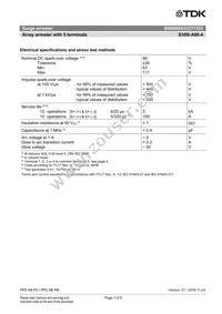 B88069X5323T203 Datasheet Page 3