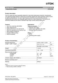 B88069X5373N124 Datasheet Page 2