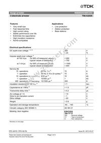 B88069X5480C253 Datasheet Page 2