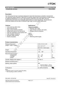 B88069X5531T203 Datasheet Page 2