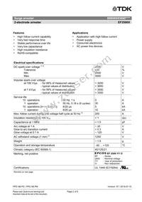 B88069X5690T502 Datasheet Page 2