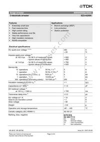 B88069X6061B502 Datasheet Page 2