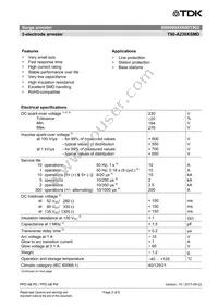 B88069X6680T902 Datasheet Page 2